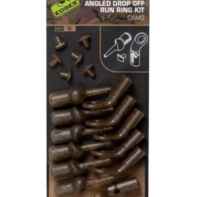 Upgrade your angling with the Fox Camo Angled Drop Off Run Ring Kit. Seamless performance for the cunning angler. Don't miss the catch!