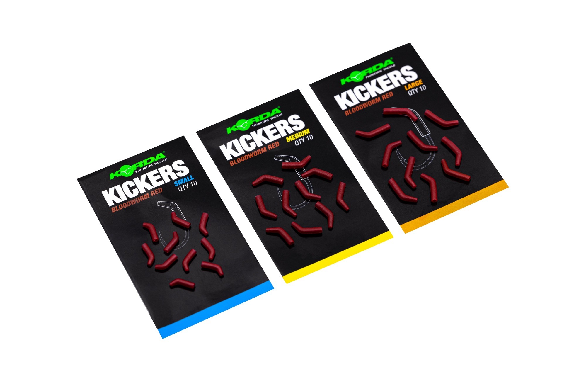 Korda Kickers Bloodworm Red [ Multiple sizes ]
