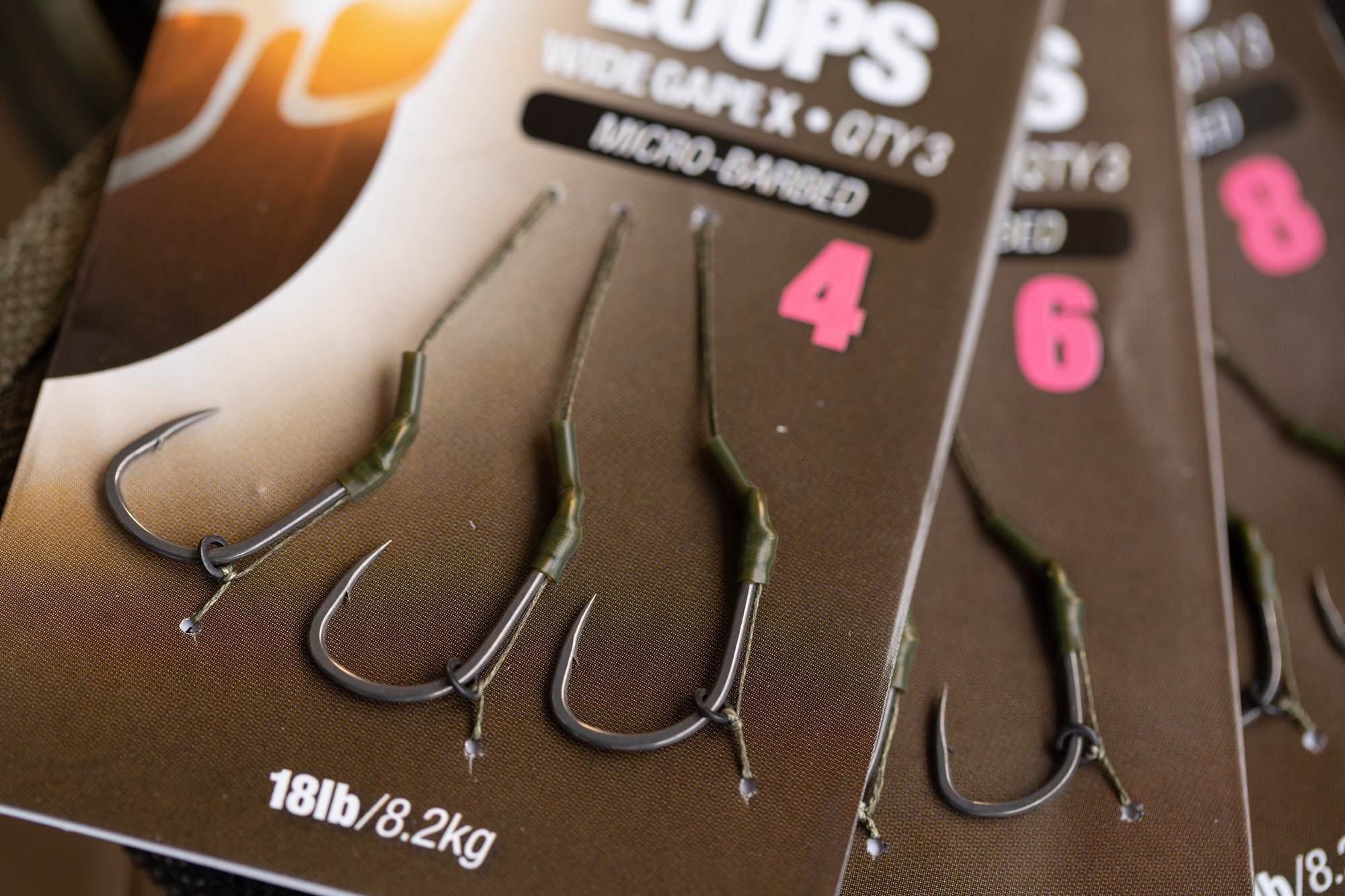 Korda Loop Rig Wide Gape B [ Sizes 4, 6, 8 ]