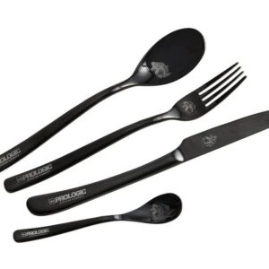 Prologic Blackfire Cutlery Set [ Lazer engraved Fishing Gift ]