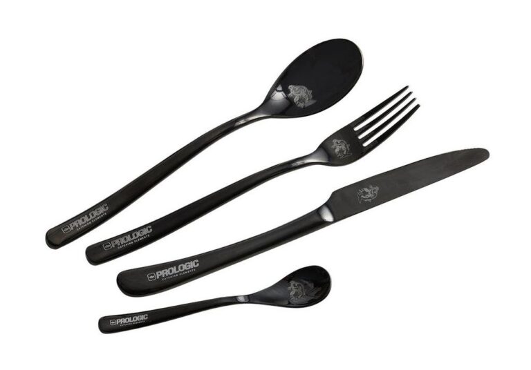 Prologic Blackfire Cutlery Set [ Lazer Engraved Fishing Gift ]