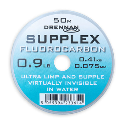 Drennan Supplex Fluorocarbon, 50m Spool [ Multiple Sizes ]