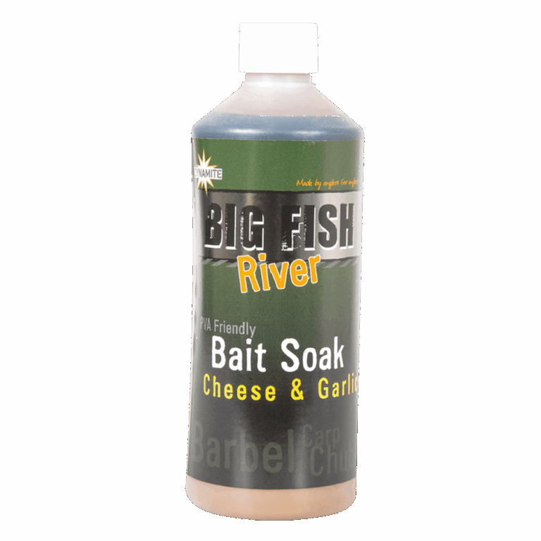 Dynamite Baits River Bait Soak - Cheese & Garlic 500ml