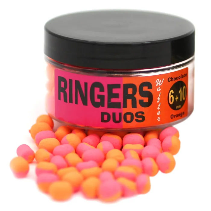 Ringers Duo  Wafters 50g  [ Yellow & Orange , Orange & Pink ]