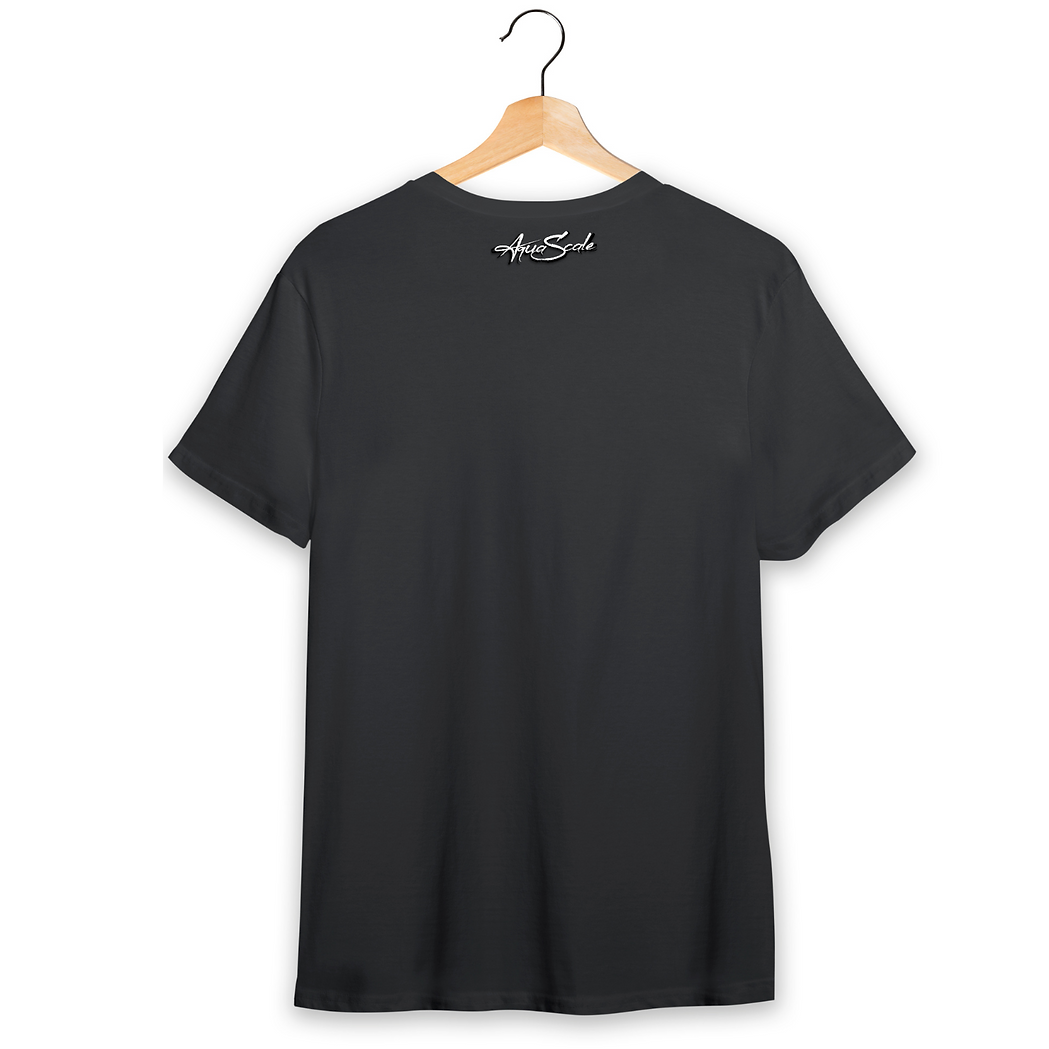 AquaScale Carp Fishing Tshirt [Green / Black]  “The Gaffa”